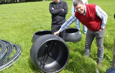 lateral de aspersion